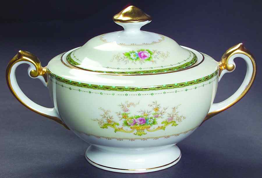 Dorothy Sugar Bowl & Lid by Meito-1