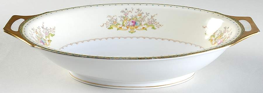 Dorothy 11" Oval Vegetable Bowl by Meito-1