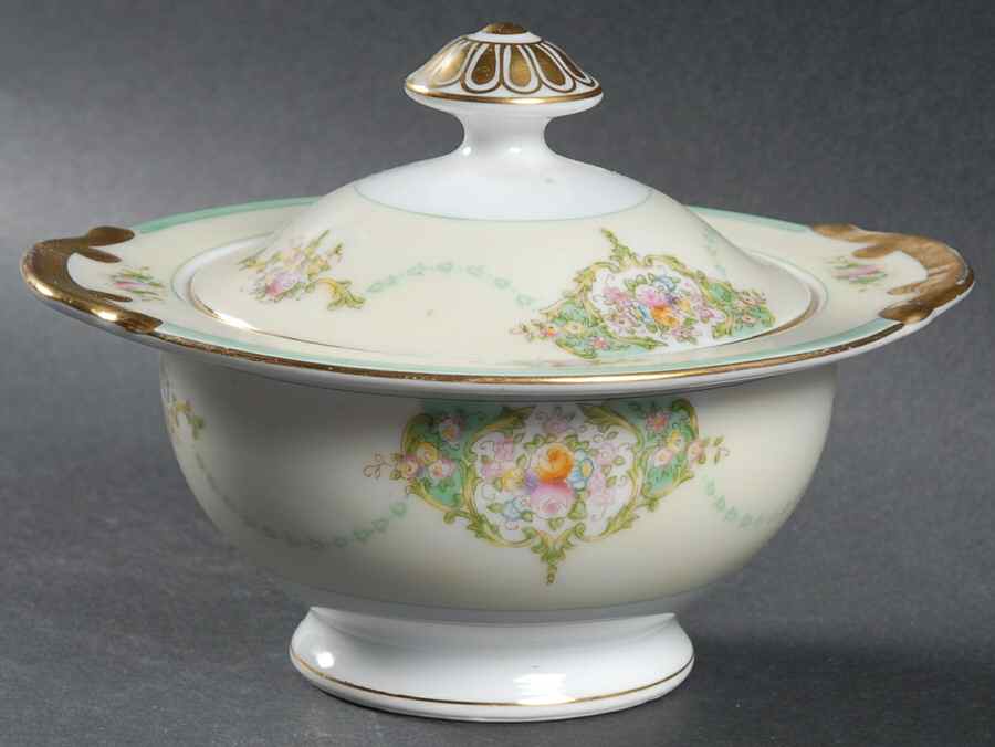 N1299 Sugar Bowl & Lid by Meito-1