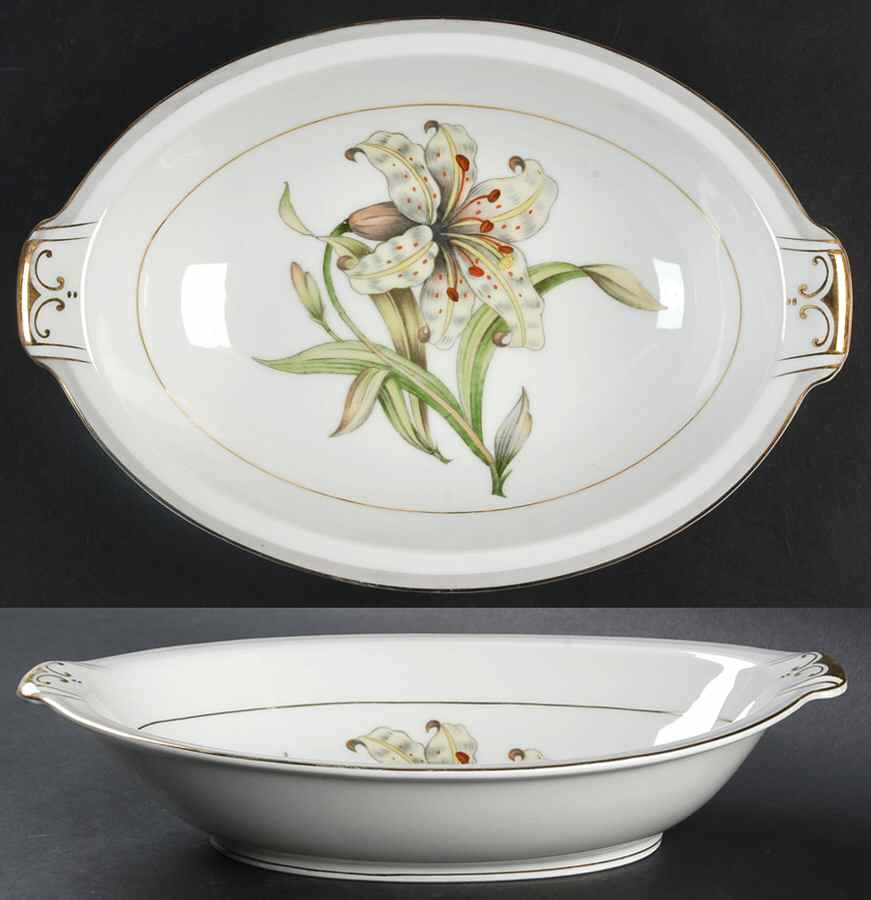 MEI153 11" Oval Vegetable Bowl by Meito-1