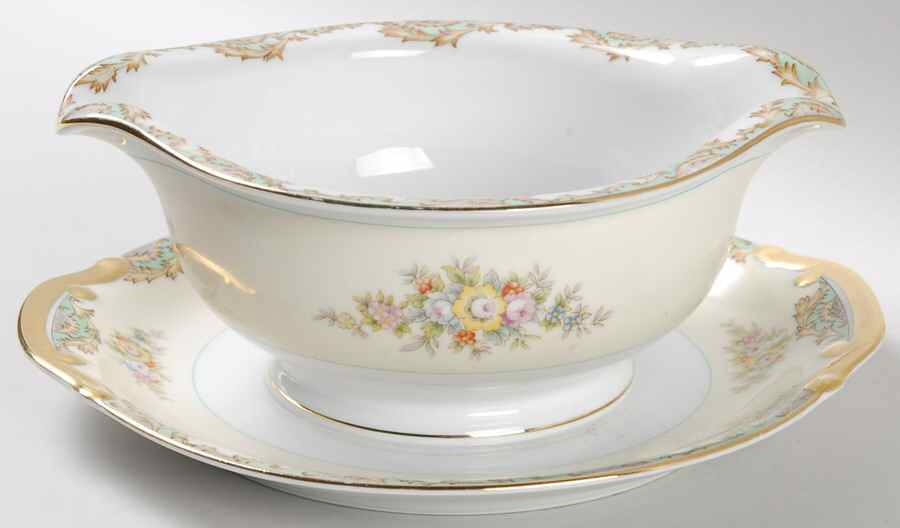 MEI17 Gravy Boat with Attached Underplate by Meito-1