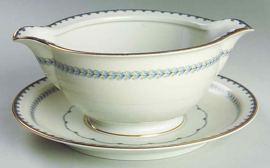 MEI173 Gravy Boat with Attached Underplate by Meito-1