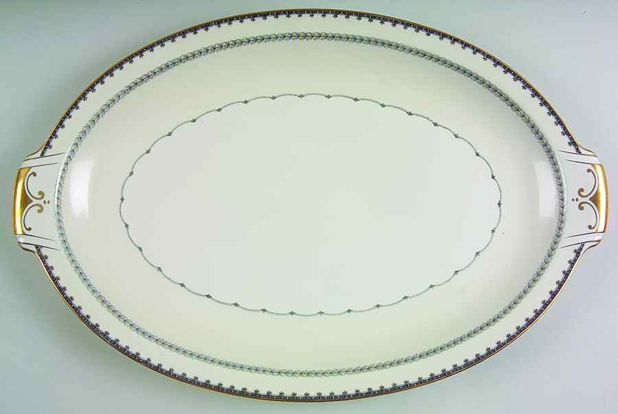 MEI173 17" Oval Serving Platter by Meito-1