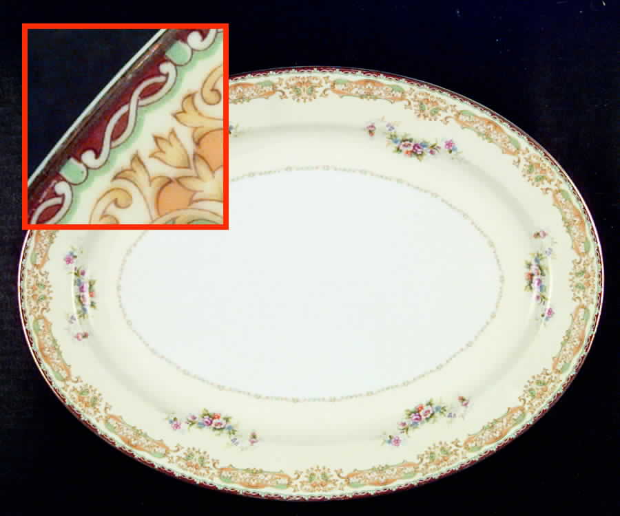 MEI175 14" Oval Serving Platter by Meito-1