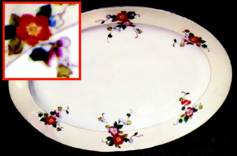 MEI191 14" Oval Serving Platter by Meito-1