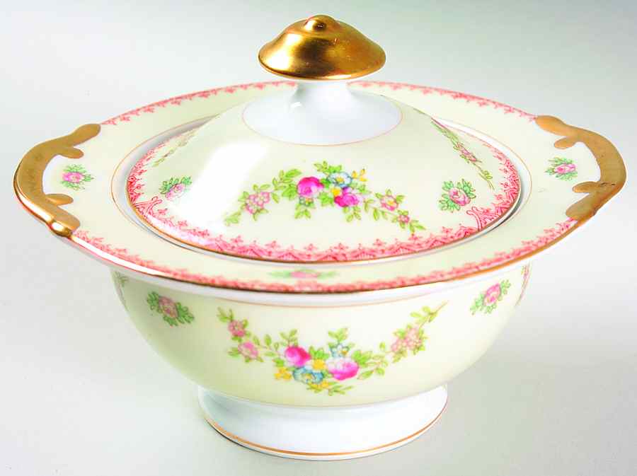 MEI192 Sugar Bowl & Lid by Meito-1