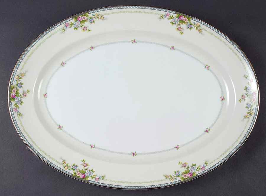 MEI193 16" Oval Serving Platter by Meito-1