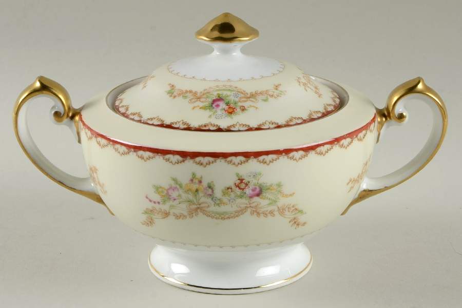 MEI197 Sugar Bowl & Lid by Meito-1