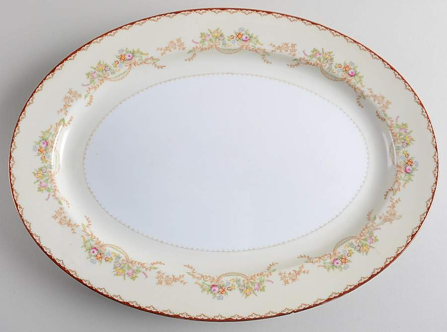 MEI197 16" Oval Serving Platter by Meito-1