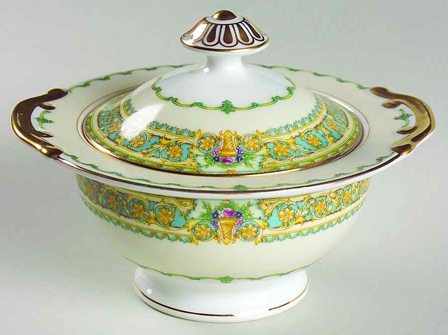 MEI198 Sugar Bowl & Lid by Meito-1