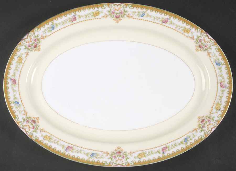MEI2 (F & B JAPAN) 14" Oval Serving Platter by Meito-1