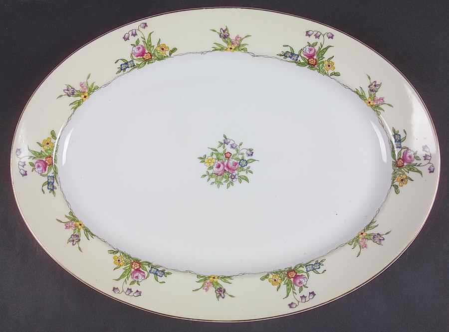 MEI204 16" Oval Serving Platter by Meito-1