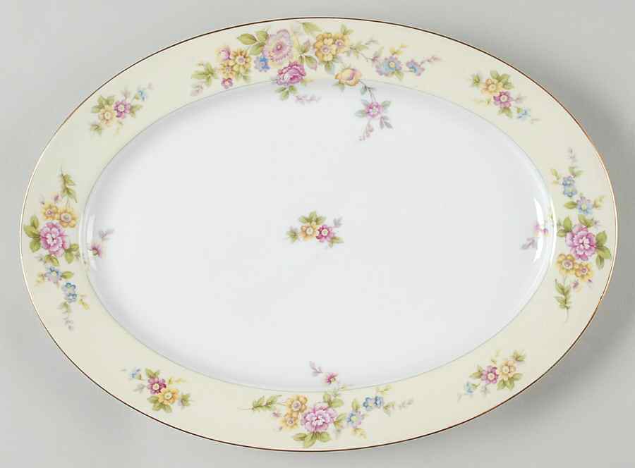 MEI22 14" Oval Serving Platter by Meito-1
