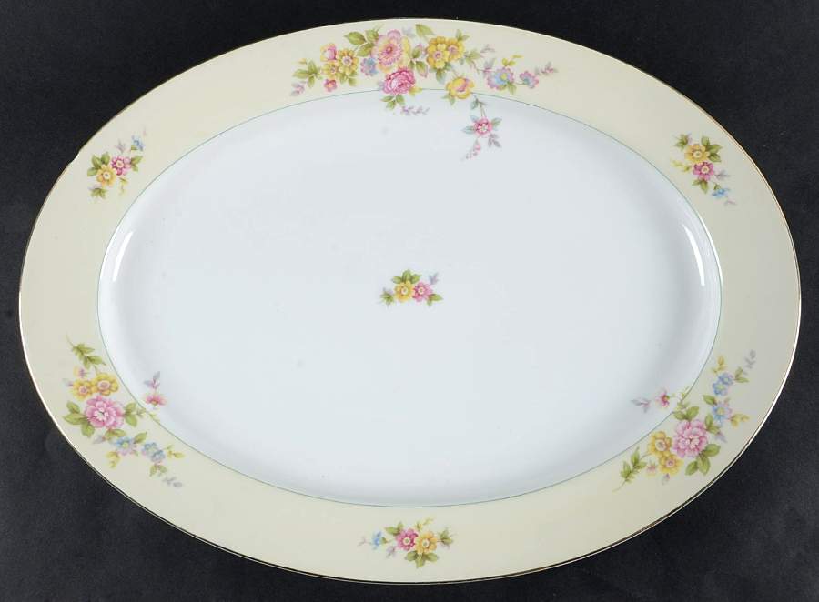 MEI22 16" Oval Serving Platter by Meito-1