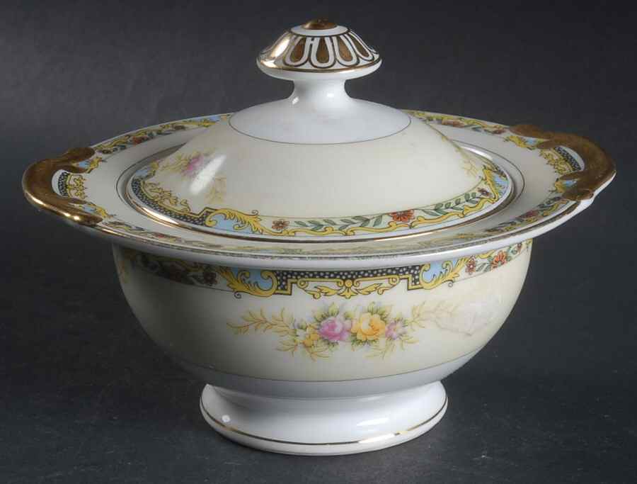 MEI220 Sugar Bowl & Lid by Meito-1