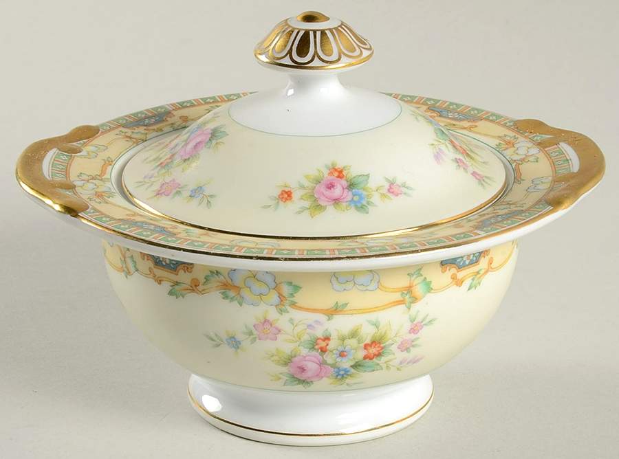 MEI221 Sugar Bowl & Lid by Meito-1