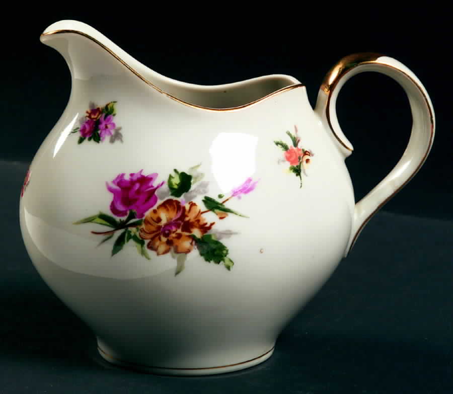 Garden Rose (Norleans Shape) Creamer by Meito-1