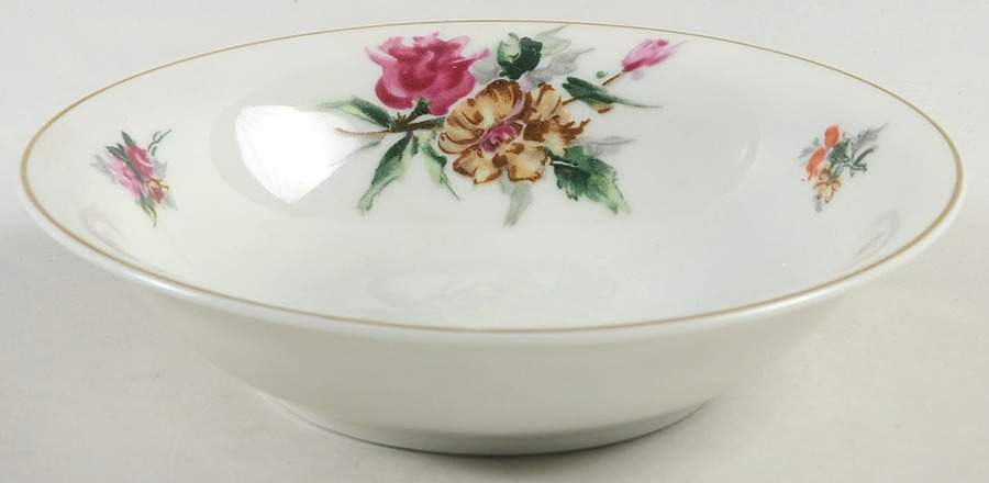 Garden Rose (Norleans Shape) Fruit/Dessert (Sauce) Bowl by Meito-1