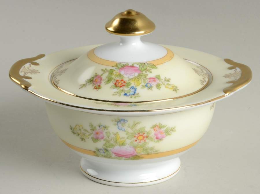 MEI23 Sugar Bowl & Lid by Meito-1