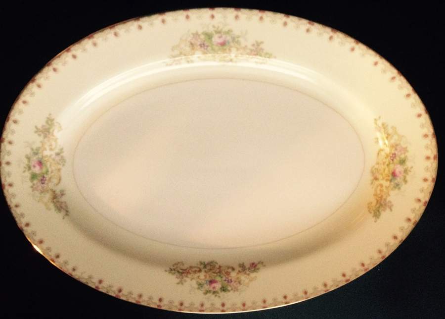 V1979 12" Oval Serving Platter by Meito-1