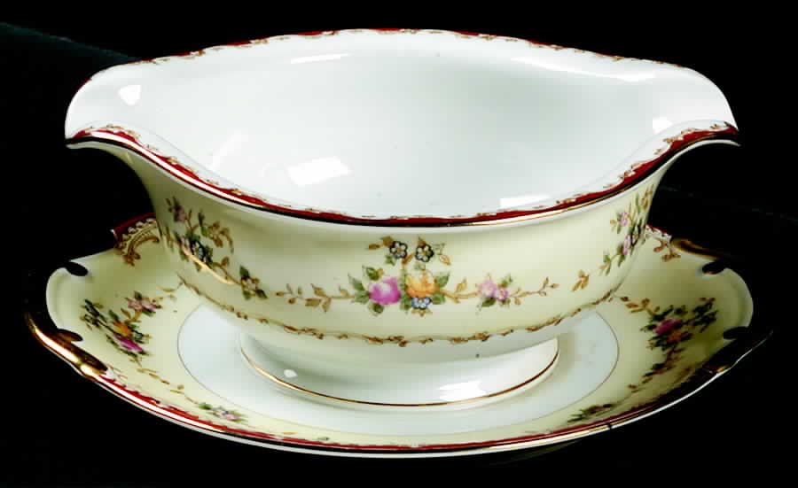 MEI245 Gravy Boat with Attached Underplate by Meito-1