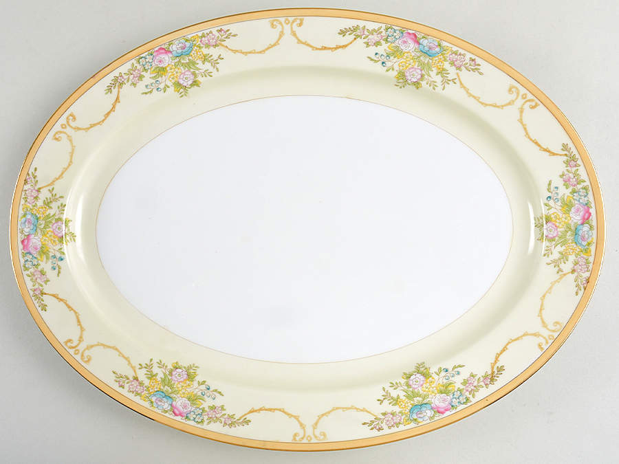 N1065A 16" Oval Serving Platter by Meito-1