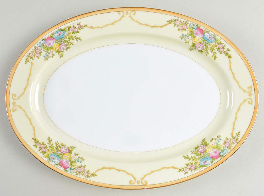 N1065A 12" Oval Serving Platter by Meito-1