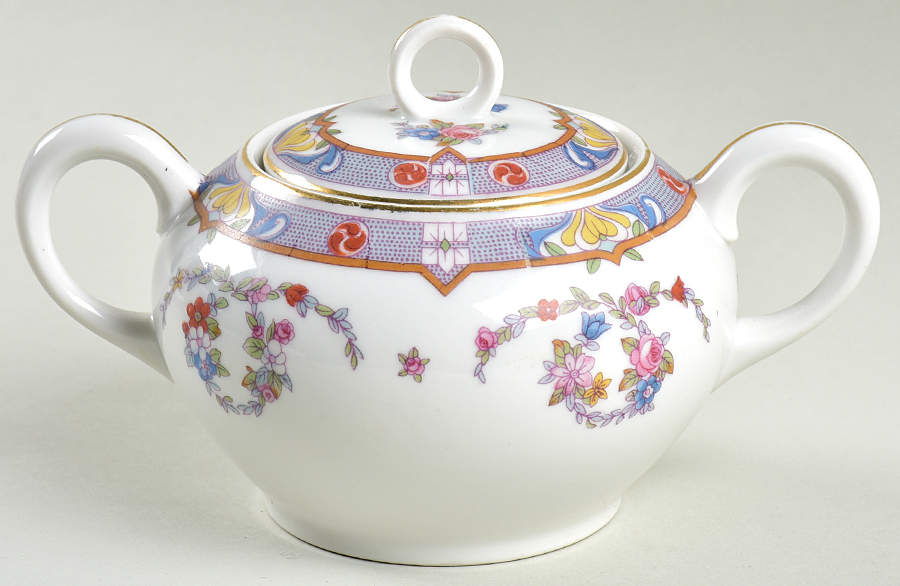 MEI26 Sugar Bowl & Lid by Meito-1