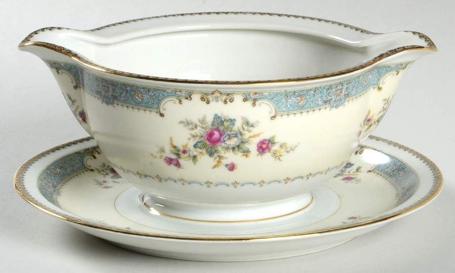 MEI261 Gravy Boat with Attached Underplate by Meito-1