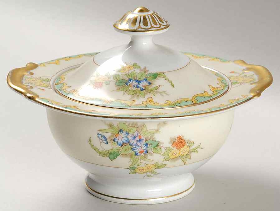 MEI268 Sugar Bowl & Lid by Meito-1