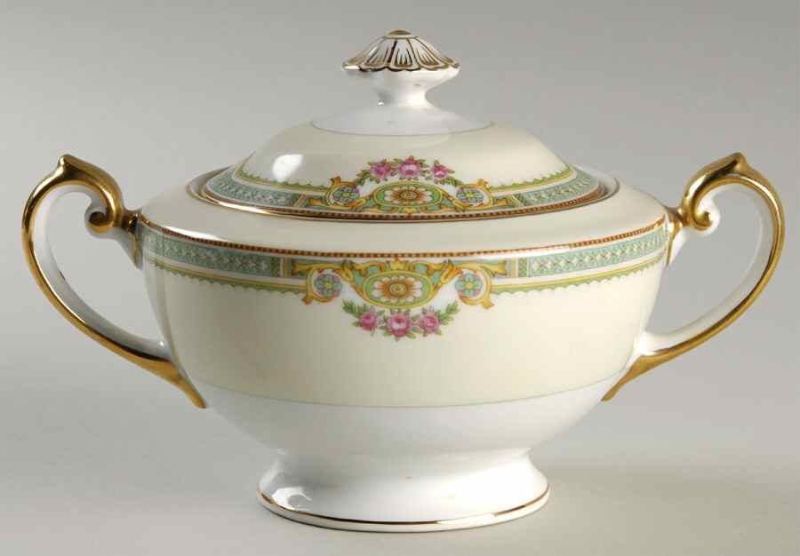 MEI280 Sugar Bowl & Lid by Meito-1