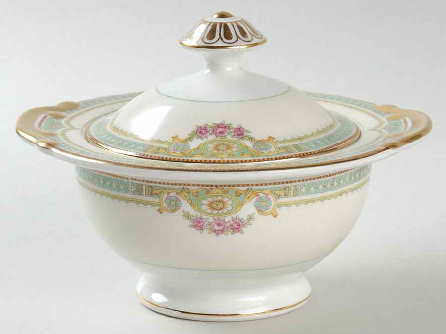 MEI280 Sugar Bowl & Lid by Meito-1