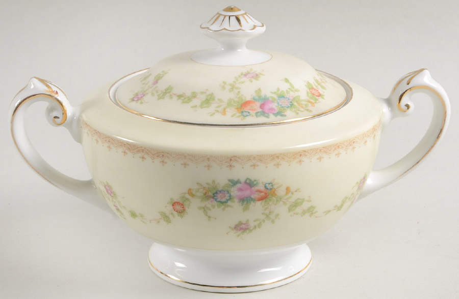 MEI287 Sugar Bowl & Lid by Meito-1