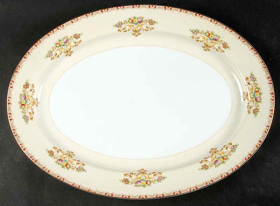 MEI29 16" Oval Serving Platter by Meito-1