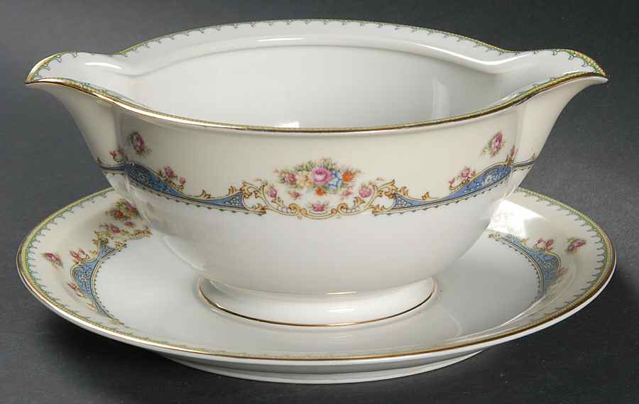 MEI292 Gravy Boat with Attached Underplate by Meito-1