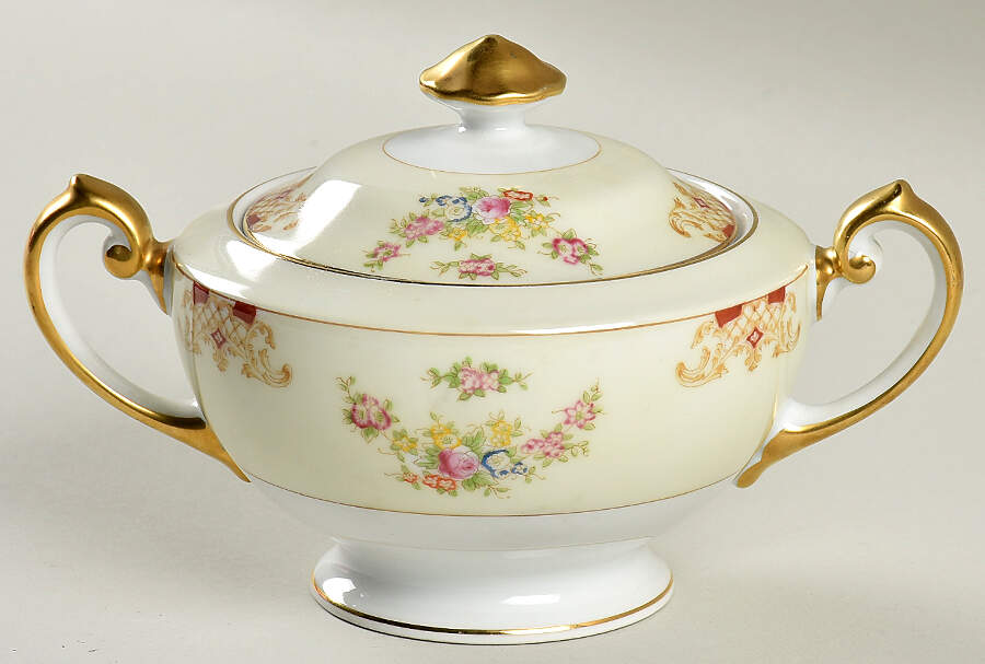 MEI30 Sugar Bowl & Lid by Meito-1