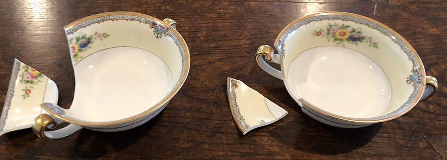Olga Footed Cream Soup Bowl by Meito-1