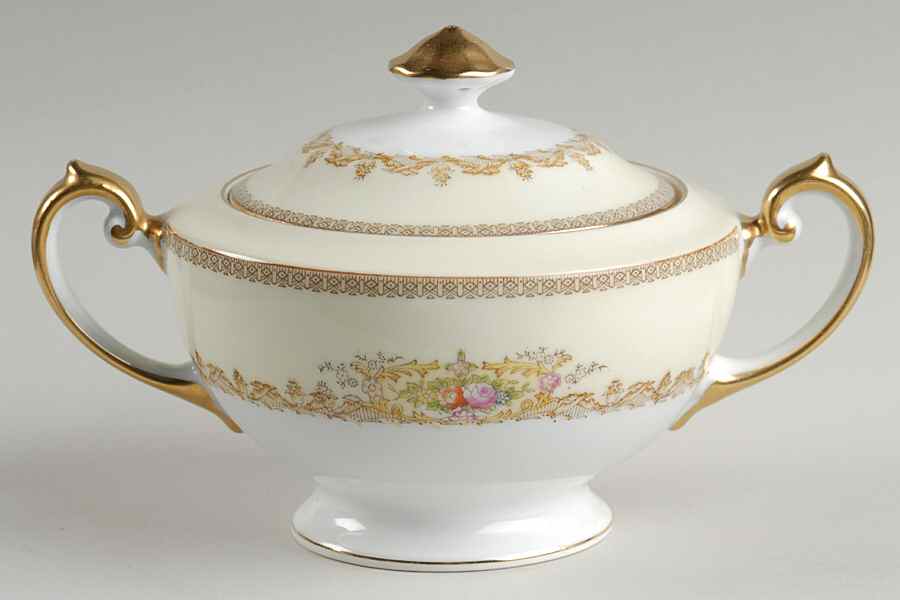 MEI33 Sugar Bowl & Lid by Meito-1