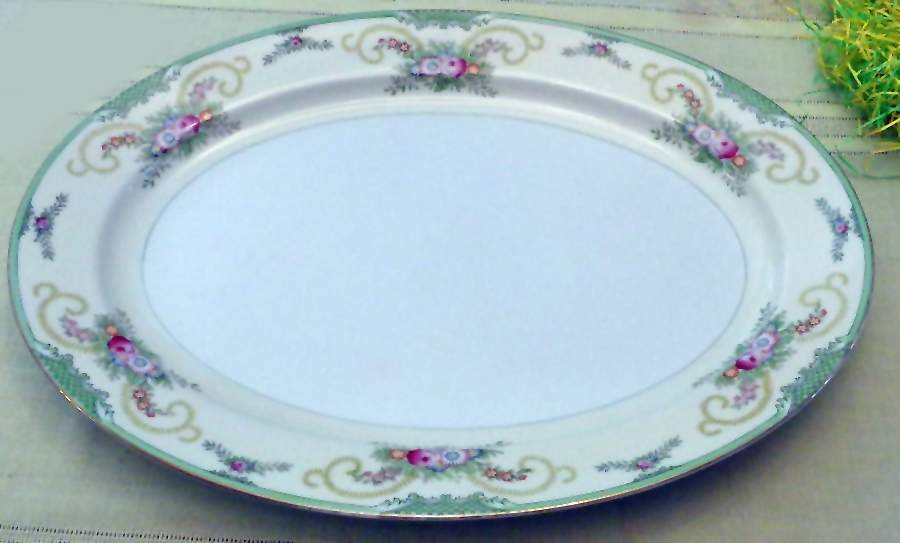 MEI342 14" Oval Serving Platter by Meito-1