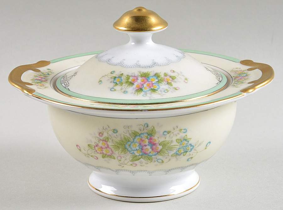 N959 Sugar Bowl & Lid by Meito-1