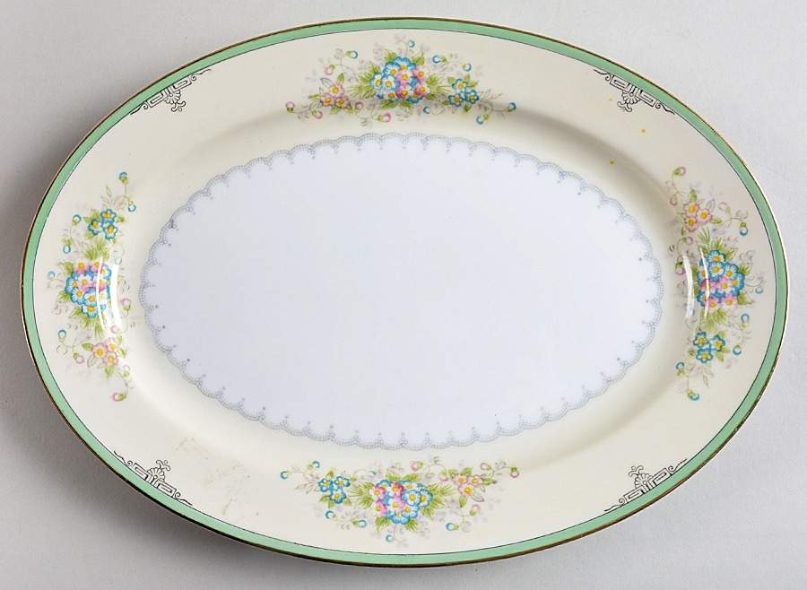 N959 12" Oval Serving Platter by Meito-1