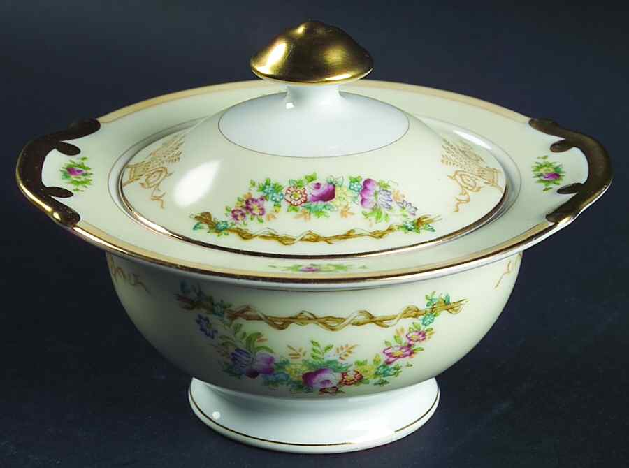 MEI355 Sugar Bowl & Lid by Meito-1