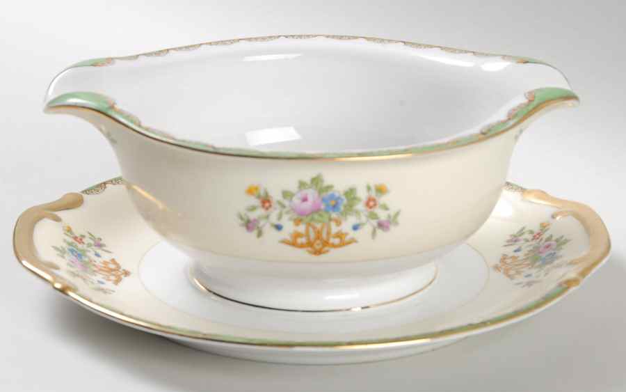 MEI36 Gravy Boat with Attached Underplate by Meito-1