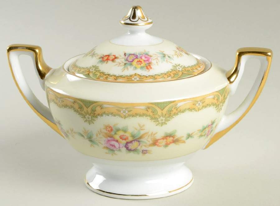 Bangor Sugar Bowl & Lid by Meito-1