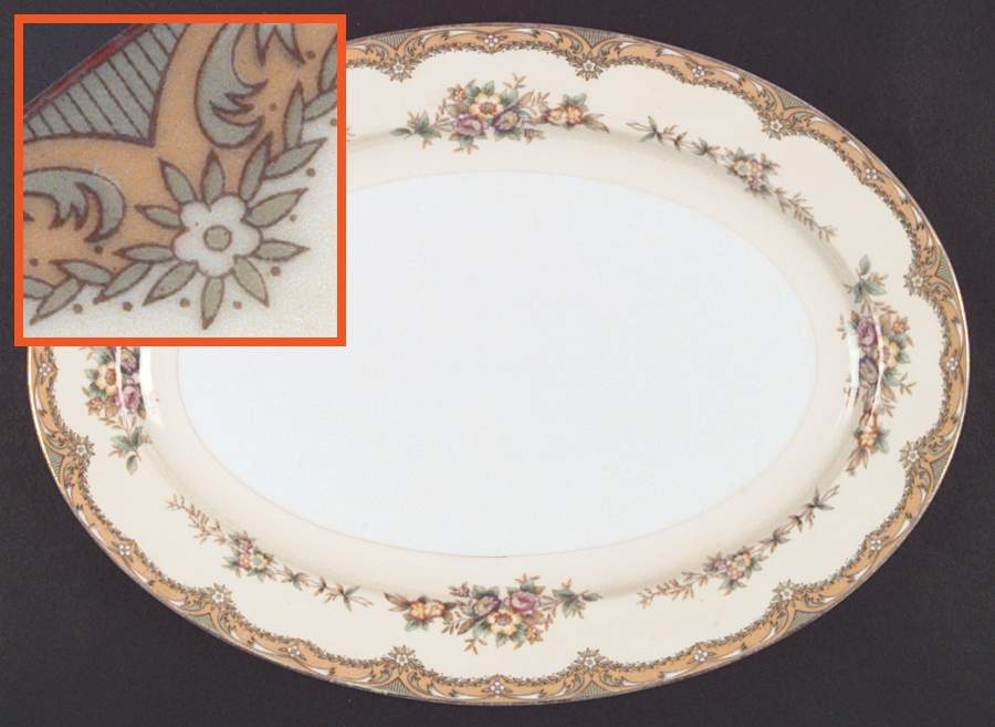 Bangor 11" Oval Serving Platter by Meito-1