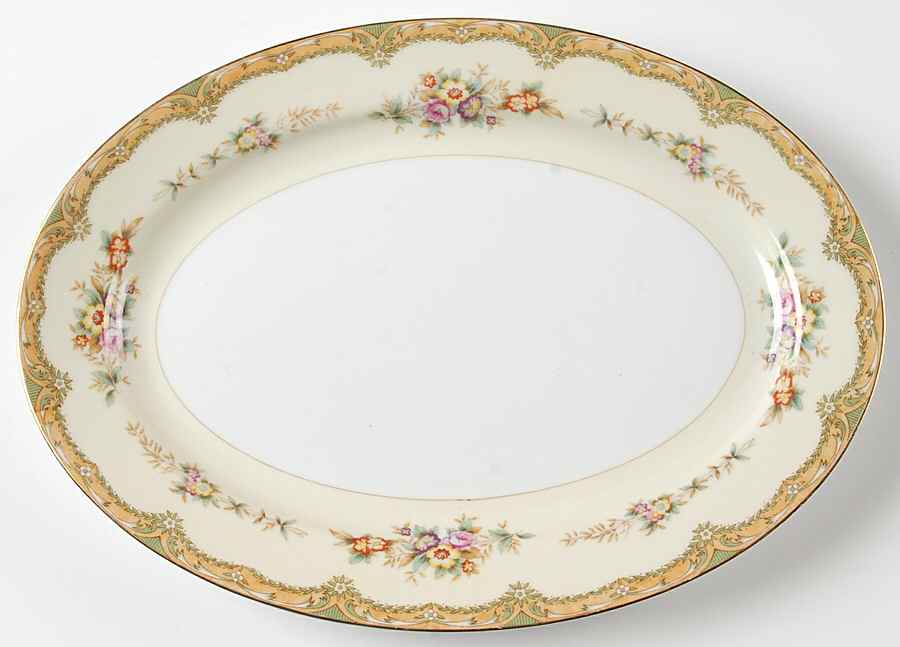 Bangor 12" Oval Serving Platter by Meito-1