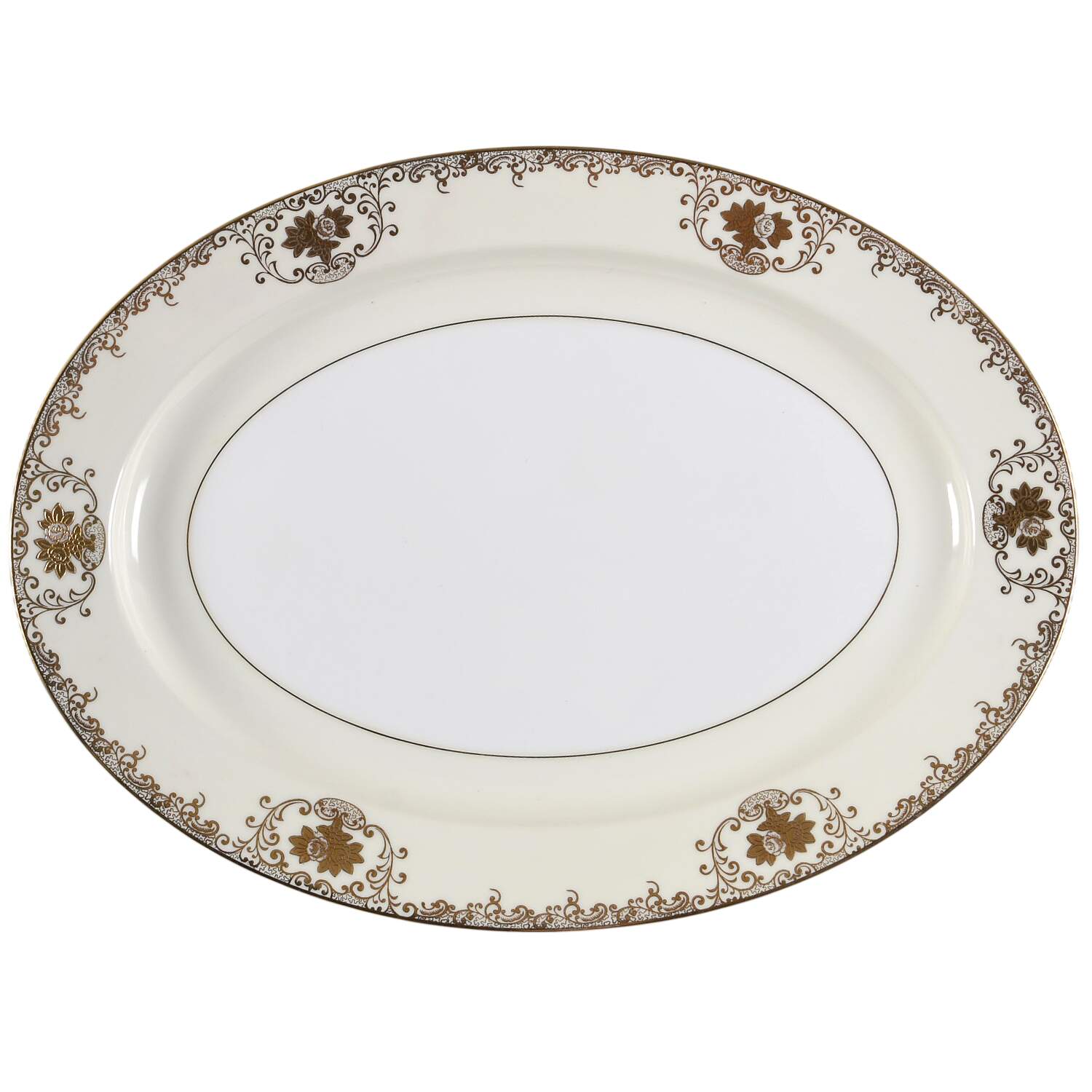 MEI371 16" Oval Serving Platter by Meito-1