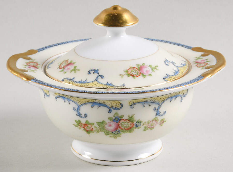 MEI384 Sugar Bowl & Lid by Meito-1