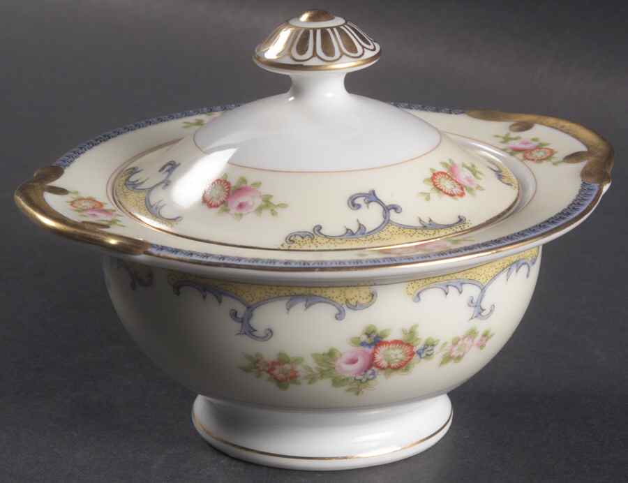 MEI384 Sugar Bowl & Lid by Meito-1