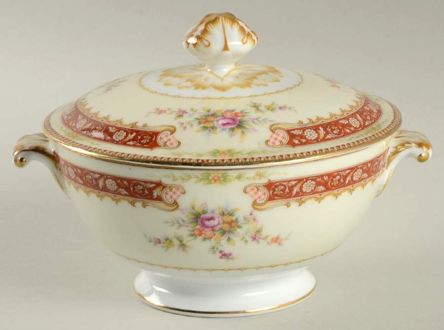 MEI392 Sugar Bowl & Lid by Meito-1